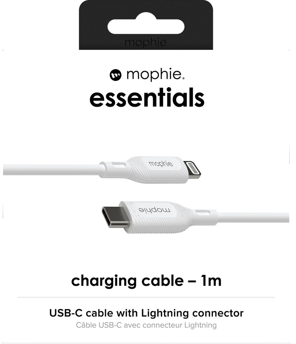 Mophie Essentials USB-C vers Lighting 1 mètre