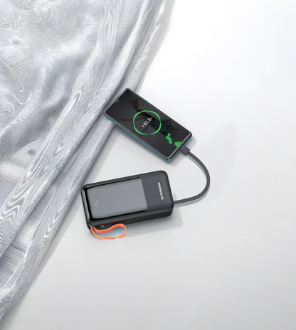 Riversong Ray 30S – Power Bank 30000mAh avec câbles intégrés & charge rapide 22,5W