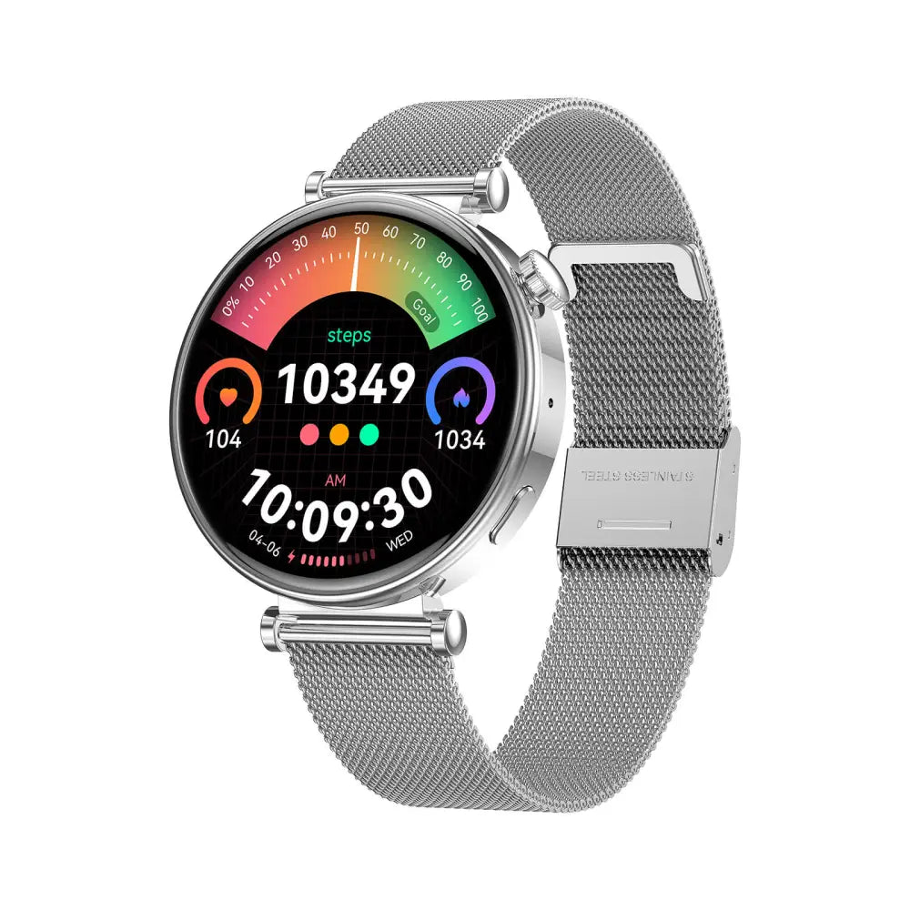 Riversong Glow – Montre Connectée Élégante pour Femmes avec Écran AMOLED