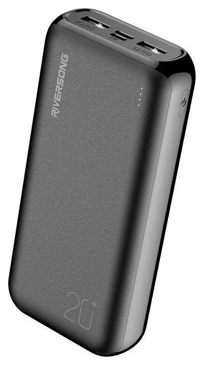 RiverSong Vision 20SE  20 000 mAh Power Bank, Noir